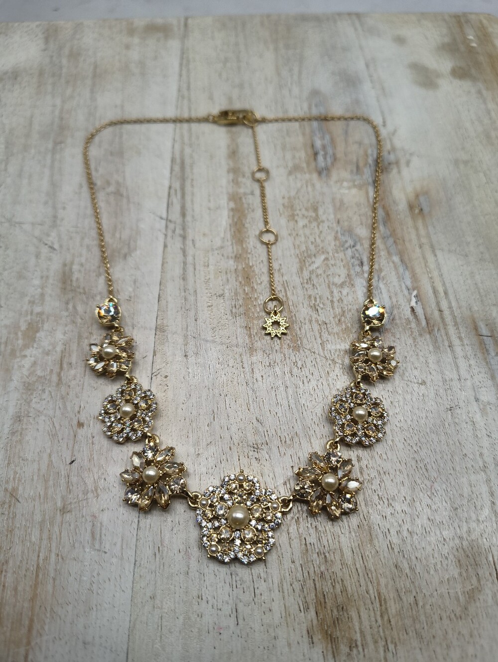Marchesa Gold-tone Stone l Necklace